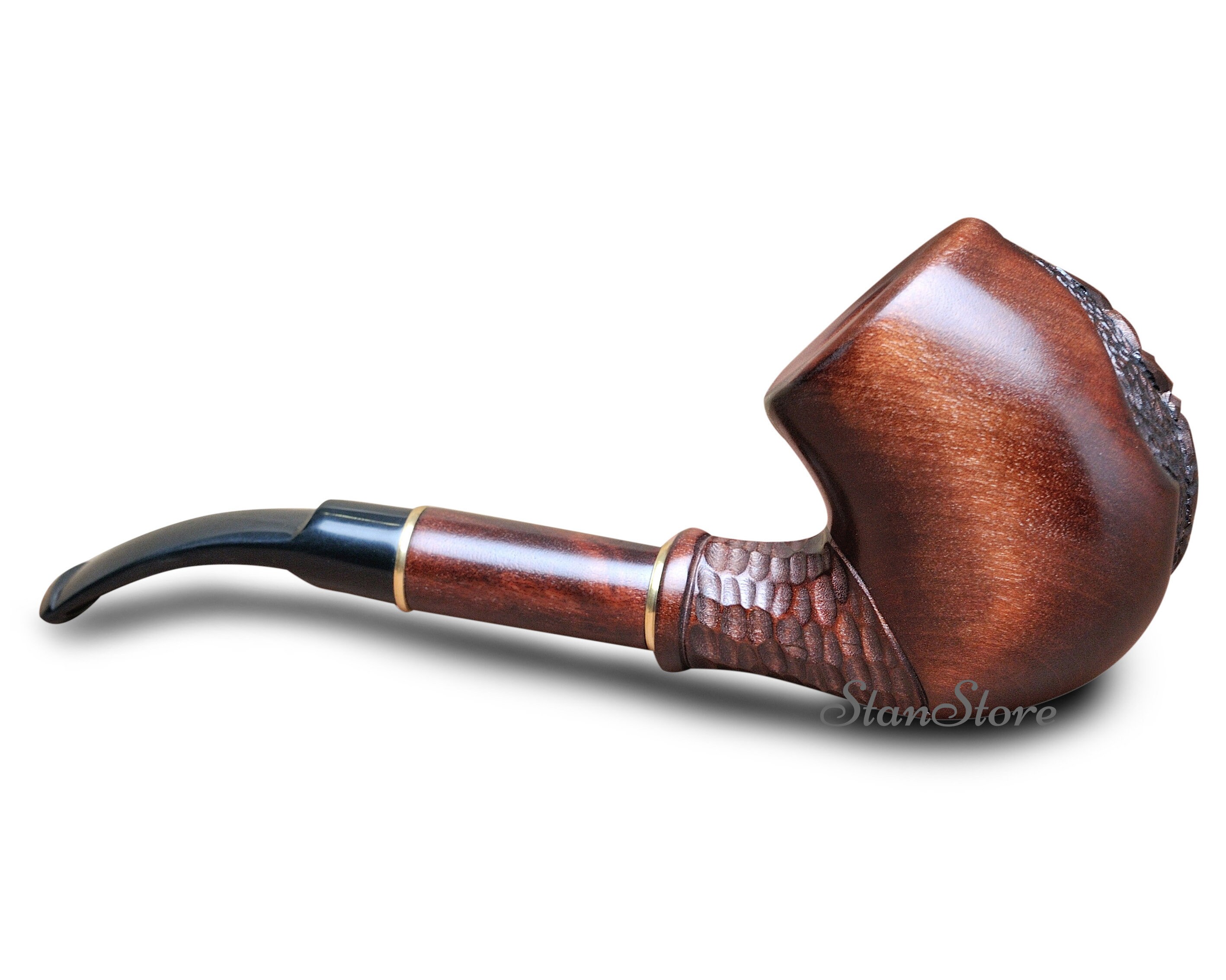 Sailor Smoking Pipe Tobacco Pipe Hand CARVED Leather Anchor Etsy