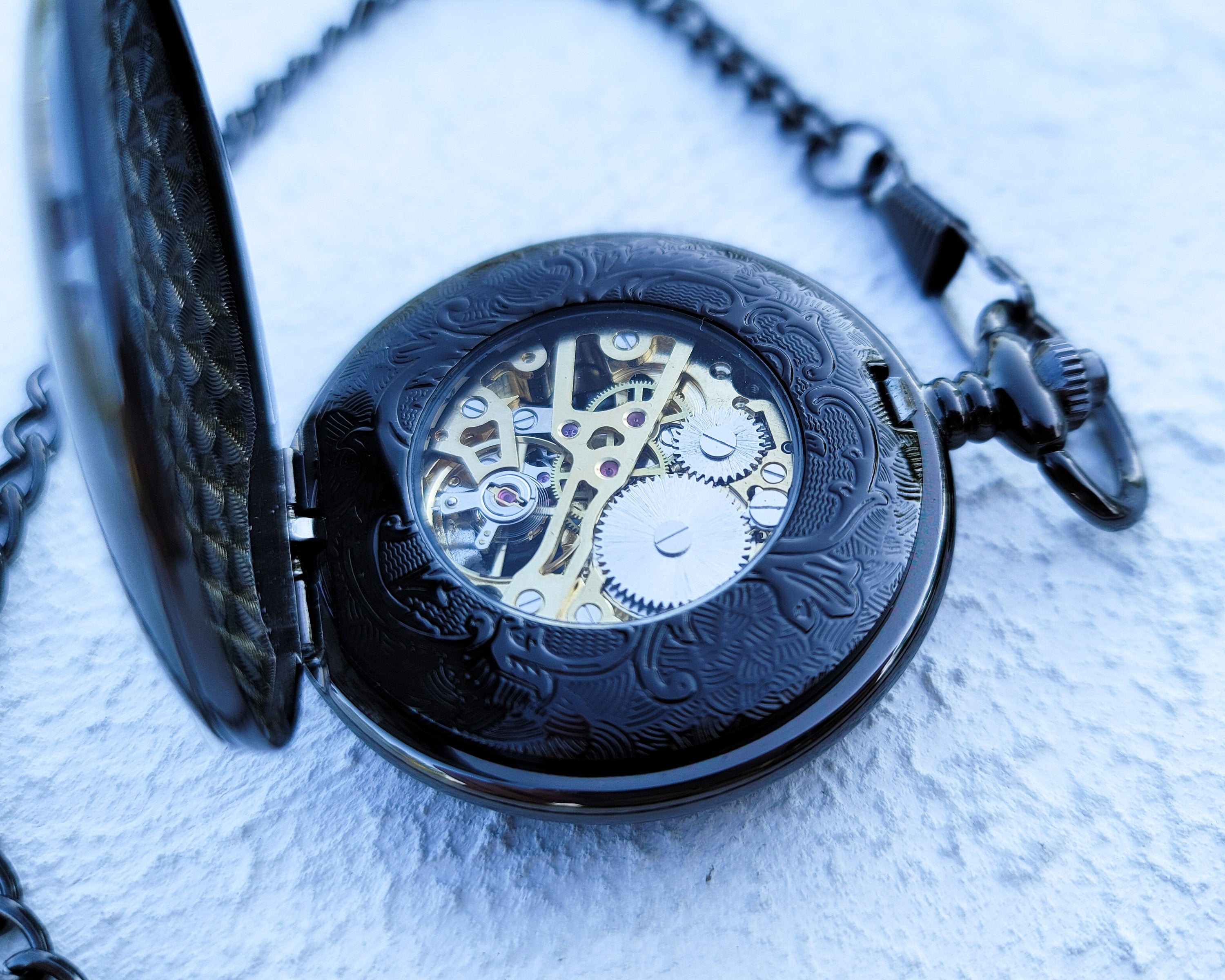 Pocket watch Wedding gifts Personalized gifts Groom gift Etsy