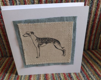 Lurcher/whippet card