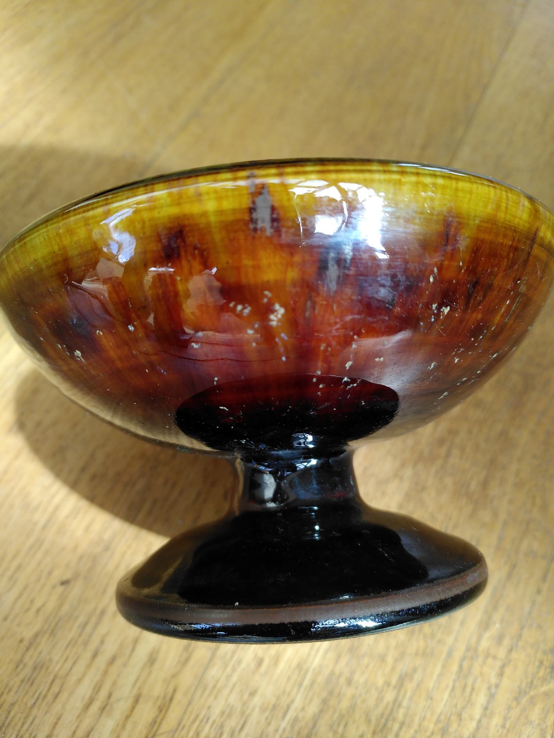 Stoneware Footed Bowl - Etsy