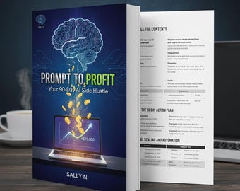 Prompt to Profit : ebook AI Side Hustle de 90 jours (téléchargement numérique) {ÉDITION LIMITÉE}
