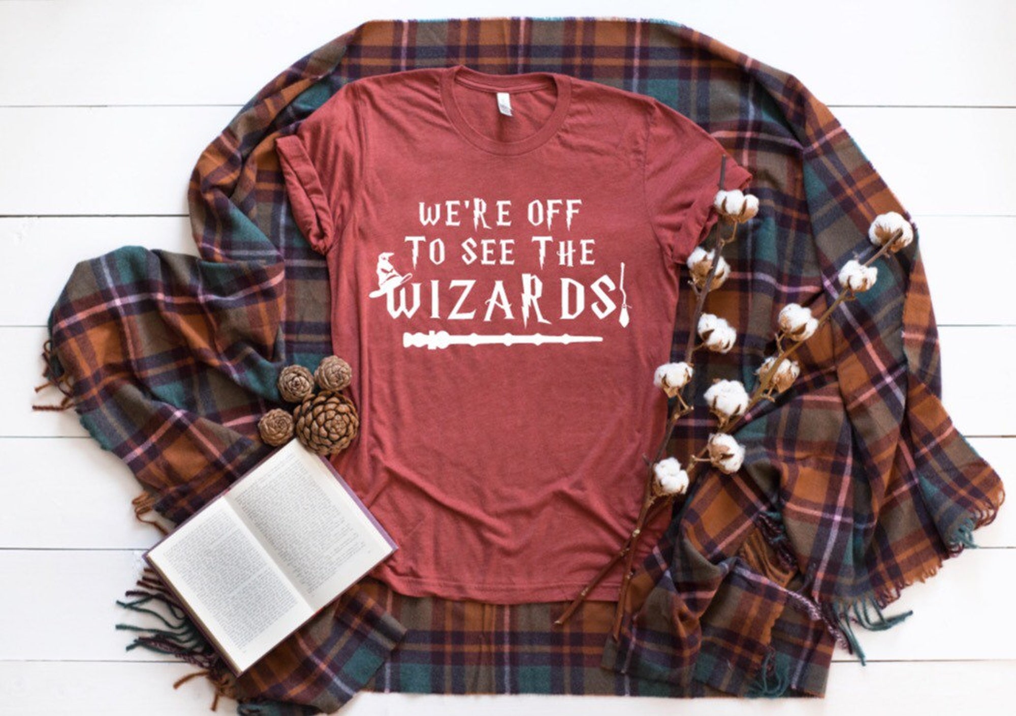 Discover Were off to see the Wizards Harry Potter Tee