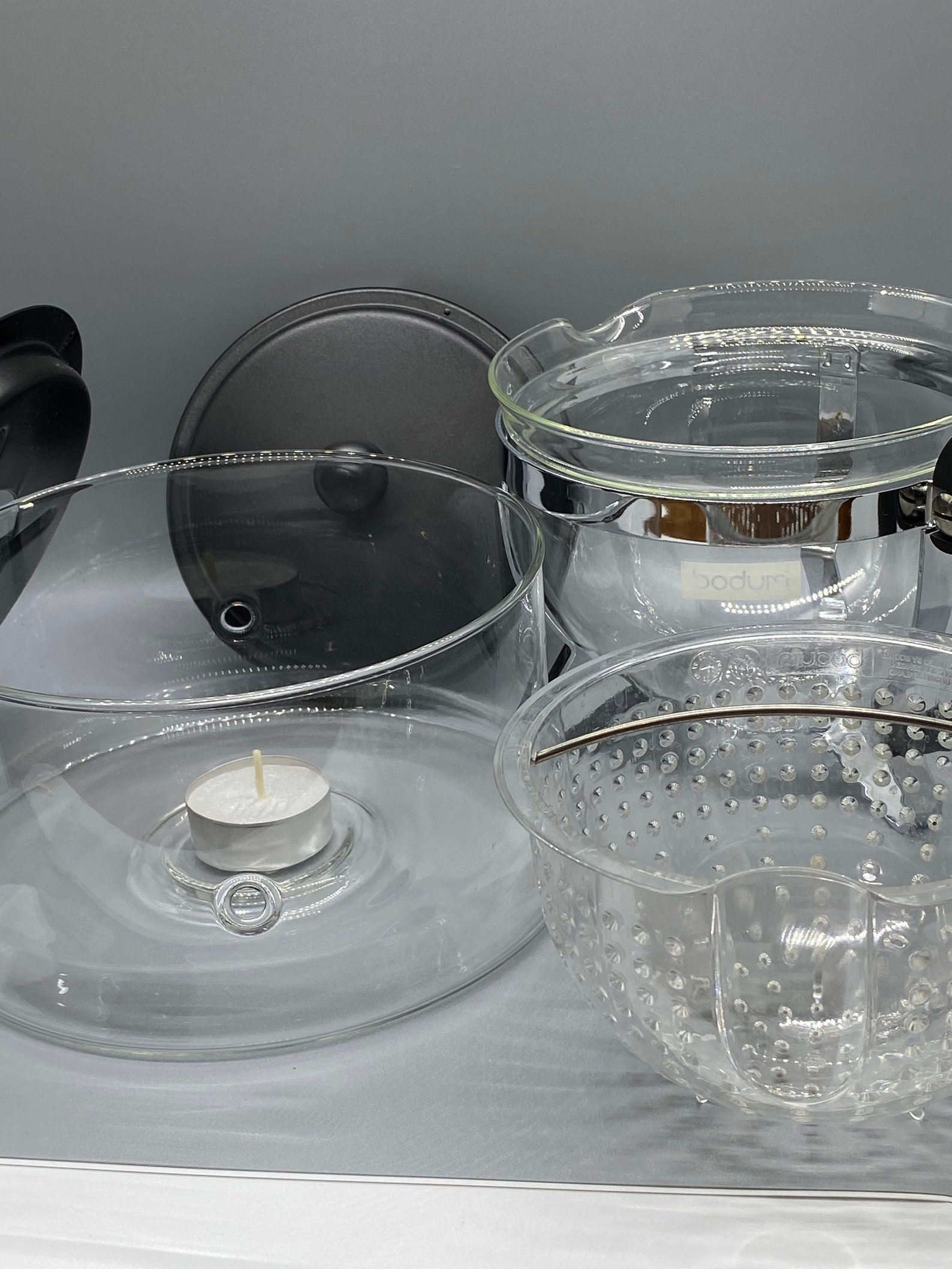 Denmark Bodum Chambord Teapot and Warmer Etsy