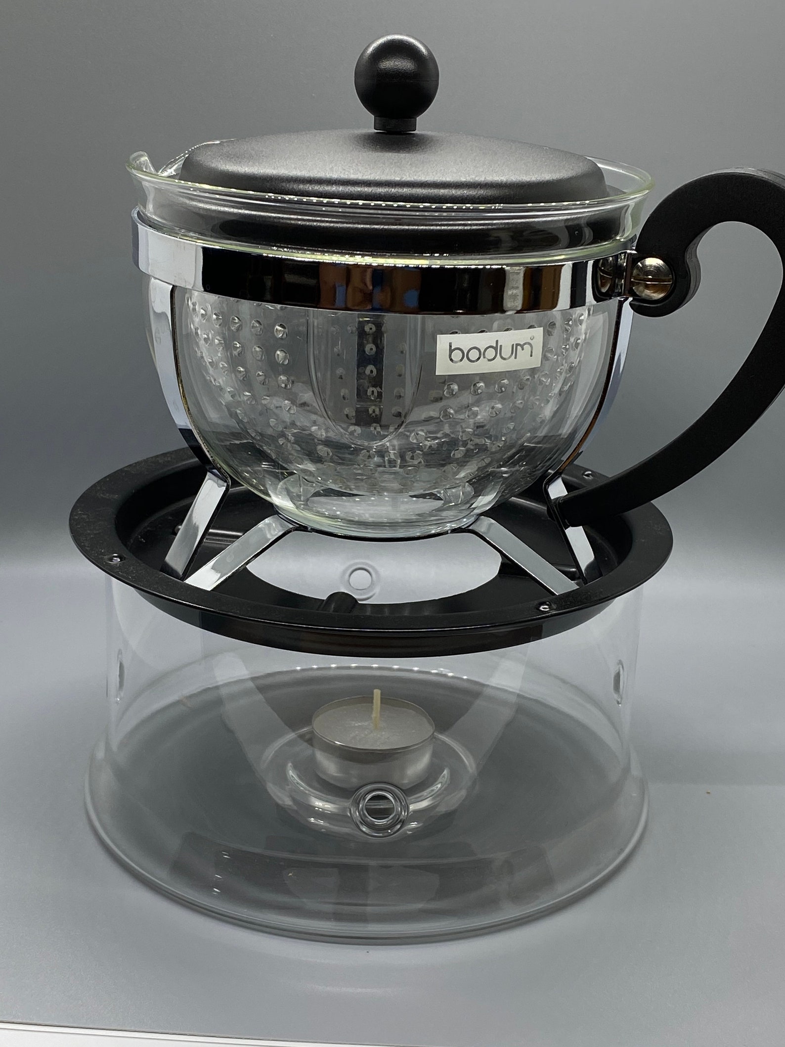 Denmark Bodum Chambord Teapot and Warmer Etsy