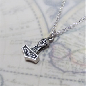 Sterling Silver Mjolnir Pendant