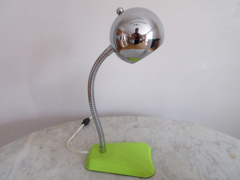 chrome ball table lamp