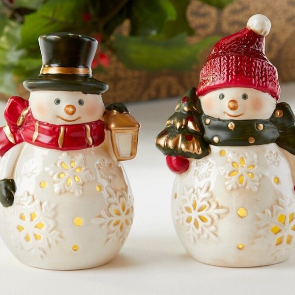 Snowman Figurines Etsy