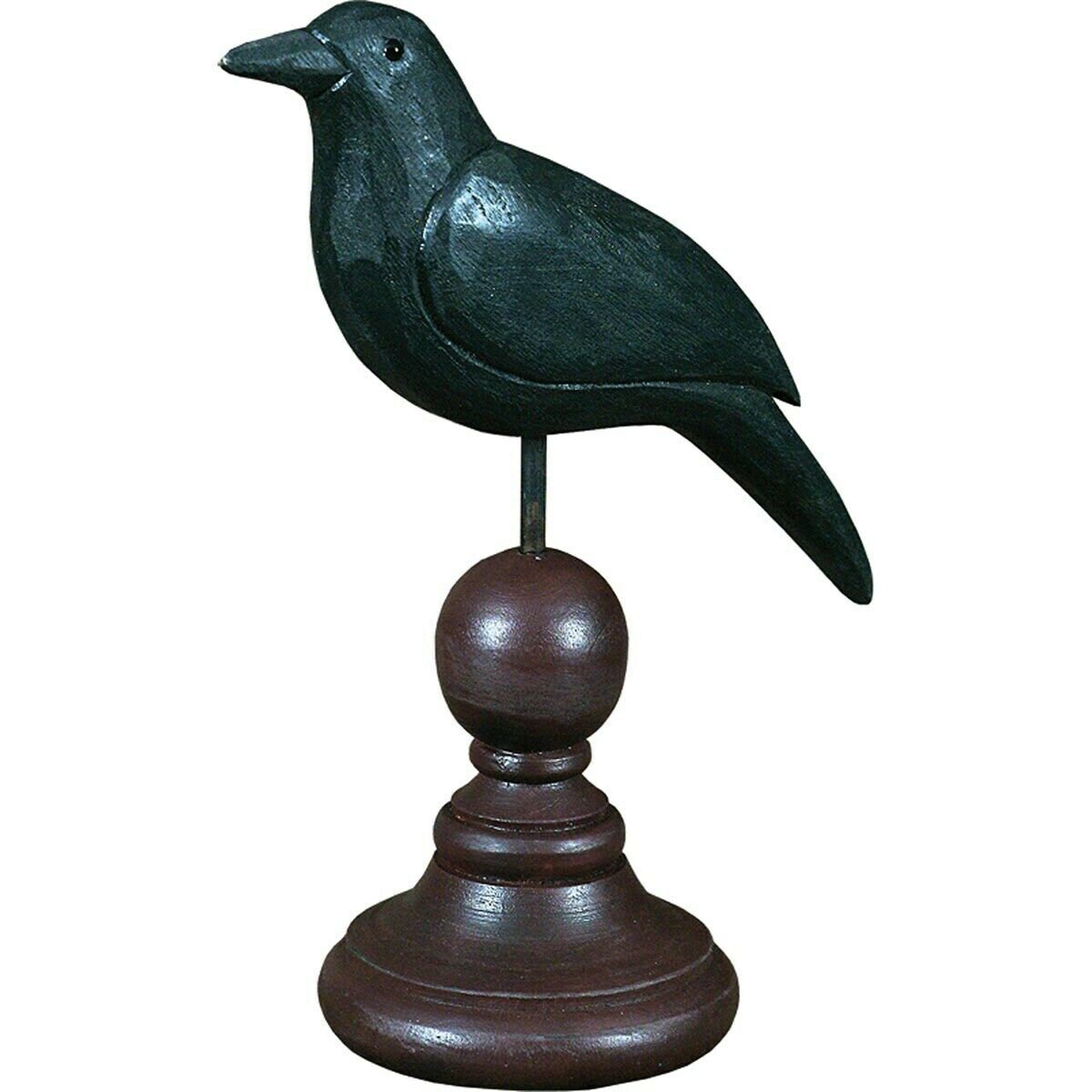 Primitive Country Rustic Black Crow Raven on Spindle - Etsy