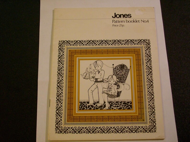 Jones Knitting Machine Pattern Booklet Number 4 Vintage Etsy