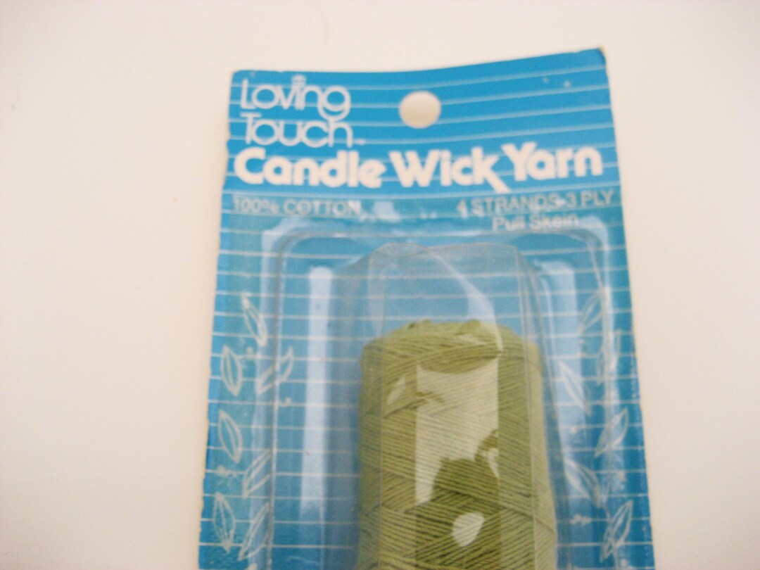 Candle Wick Yarn Candle Wicking Yarn Olive Candle Wick Yarn Etsy