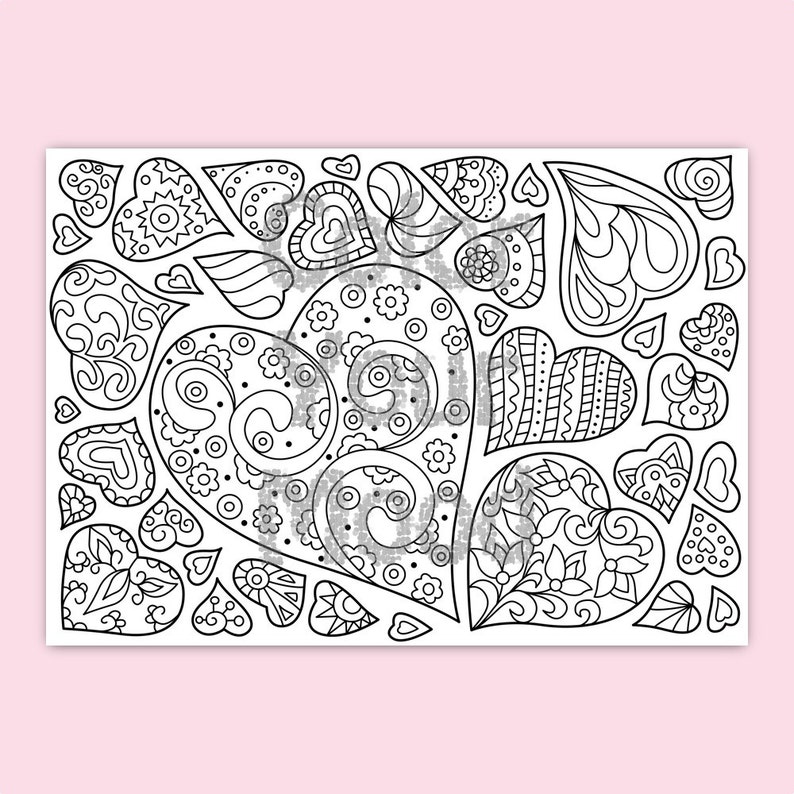 Among Us Valentines Coloring Pages Free : Among Us Family Coloring Page