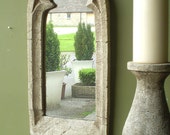 Gothic church window frame arched stone Mirror gothic home decor vintage mirror