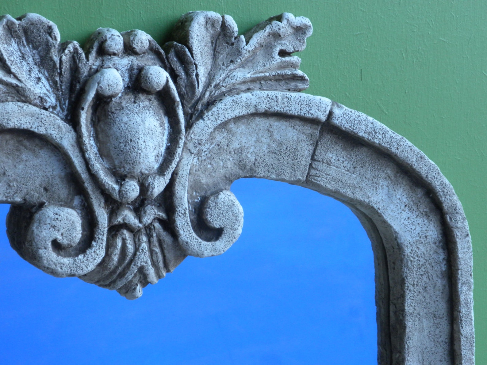 Beautiful Large Baroque Rustic Stone Wall Mirror Etsy UK