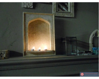 Arched Niche Gothic wall church inset