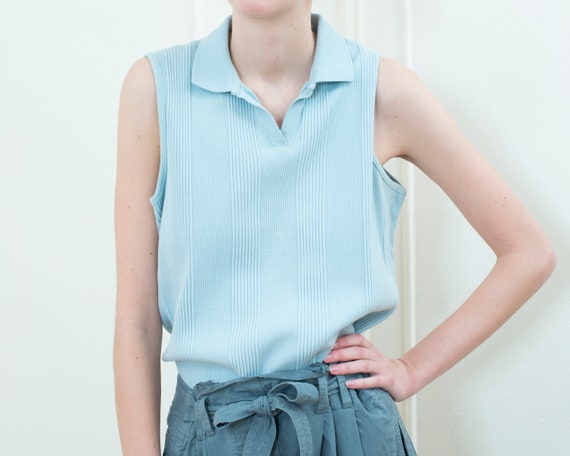 baby blue collared shirt