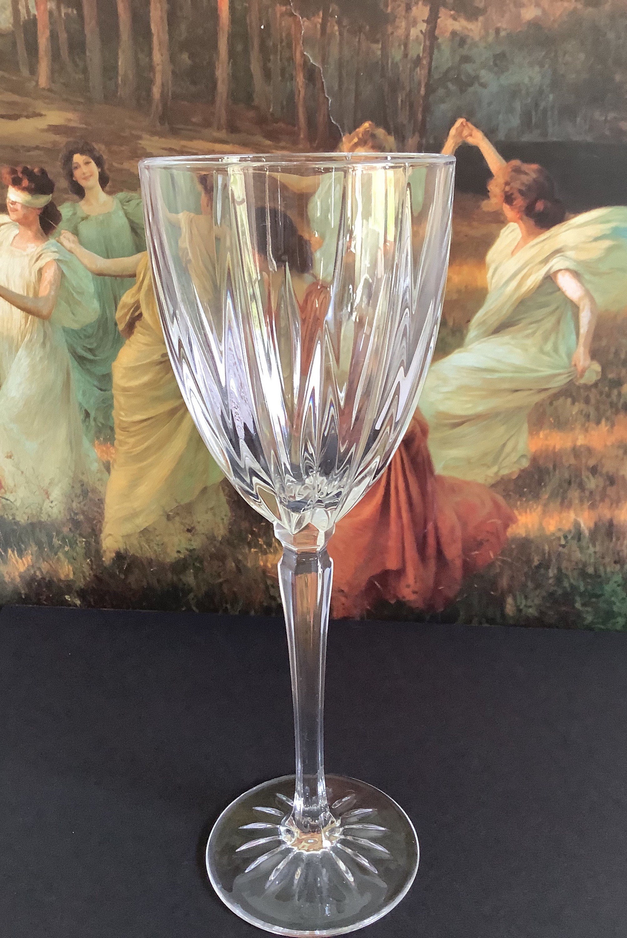 Verres à Vin Français Millésimés en Cristal Exceptionnels. Grands Verres Cristal. Verres ou Eau Très