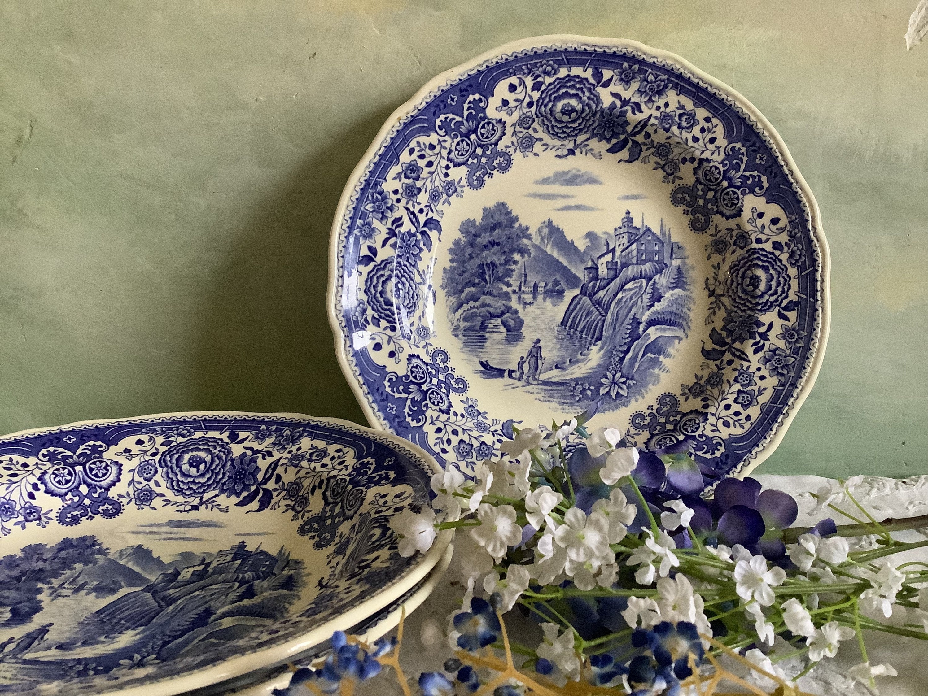 VILLEROY ET BOCH 6 Assiettes A Dessert Neuves Petite Fleur 21 Cm EUR 49