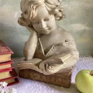 Antique Bust of Child - Etsy