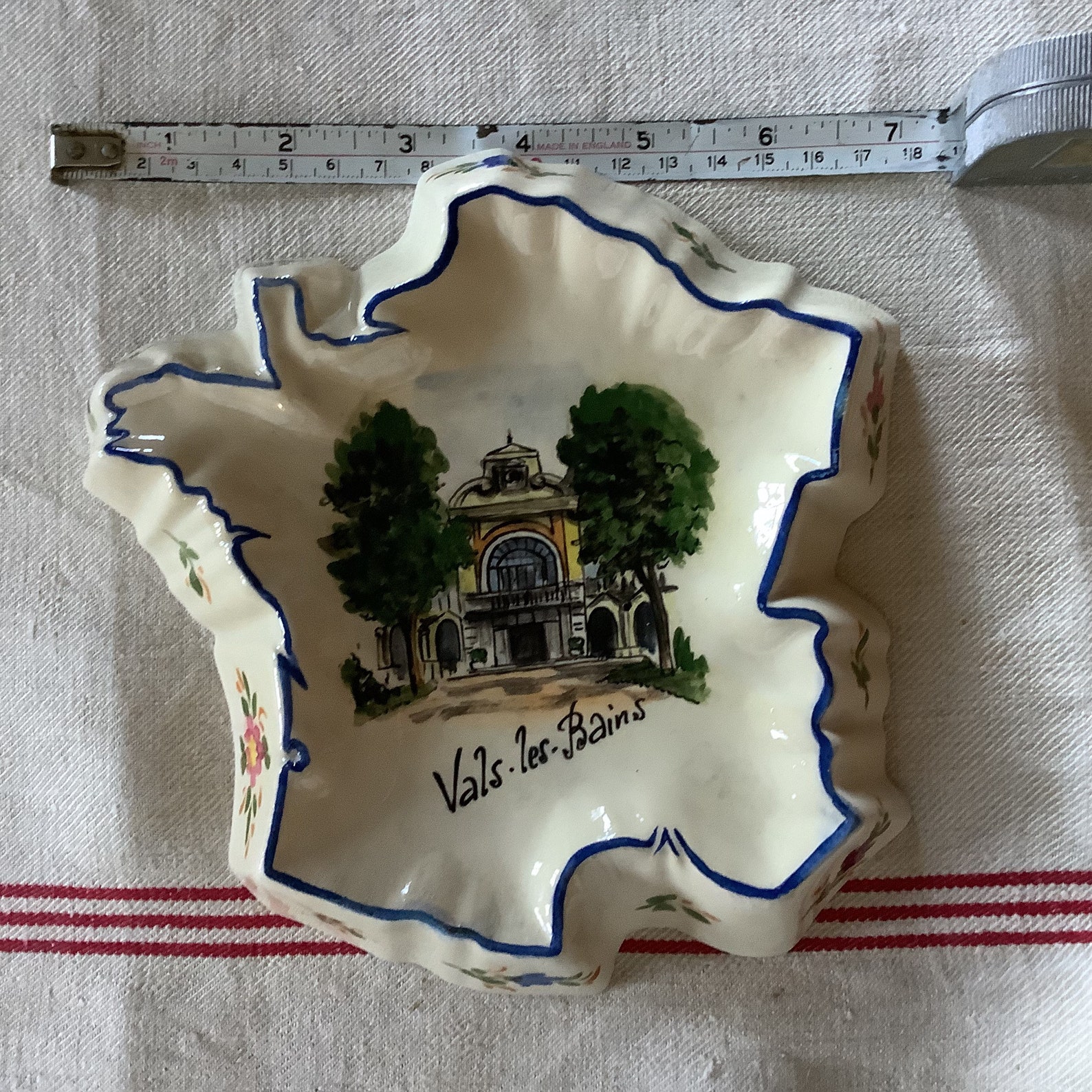 Set of 3 Vintage French Ashtrays Perfect Condition. One the Etsy