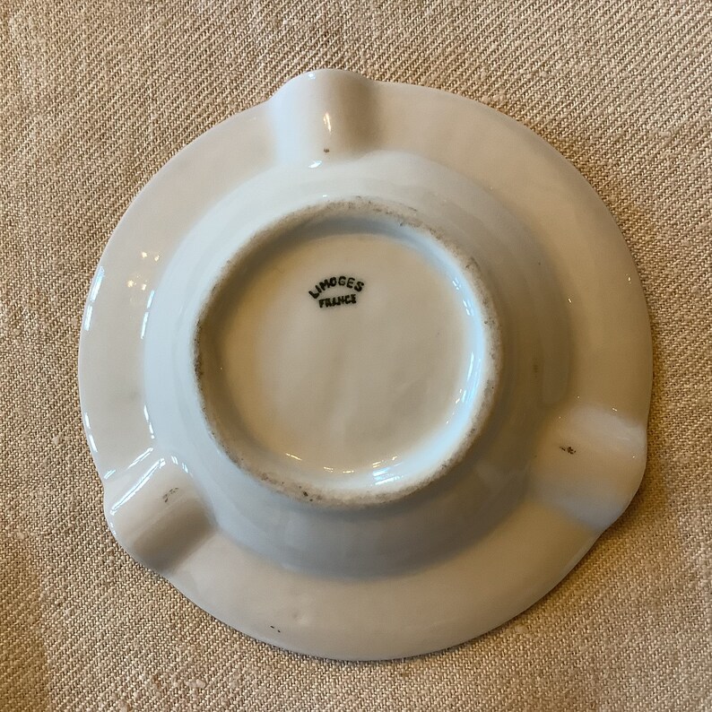 Set of 3 Vintage French Ashtrays Perfect Condition. One the Etsy