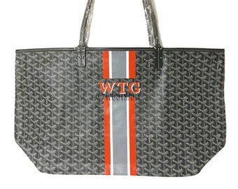Personalized Monogrammed Goyard Tote...Customer provides the bag!
