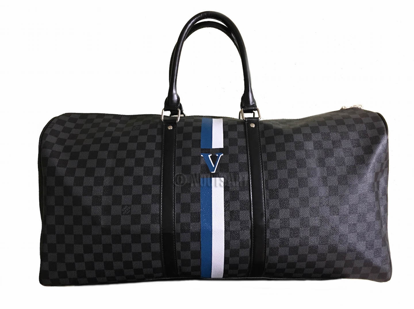 Personalized Monogrammed Louis Vuitton/Goyard Keepall/Duffle | Etsy