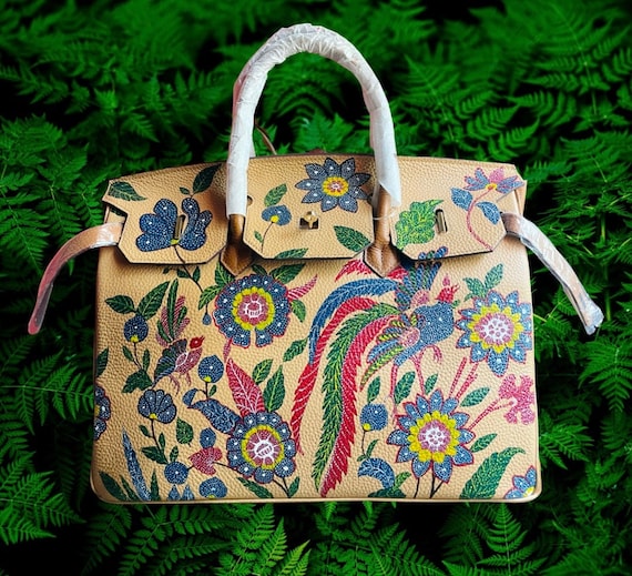 Painted birkin bag deals