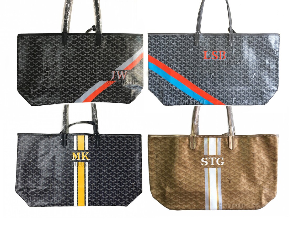 Personalized Monogrammed Goyard Tote...Customer provides the Etsy
