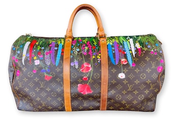 lv duffle bag rainbow