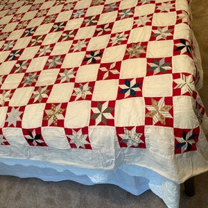 Edredón vintage Lynn's Star | Etsy