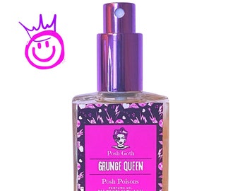 GRUNGE QUEEN Raspberry & White Musk Gothic Perfume 1 oz