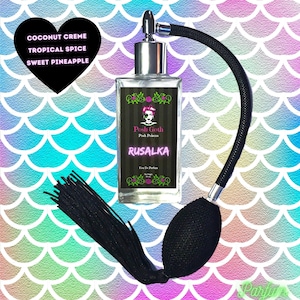 Rusalka Tropical Scented Gothic Perfume 50 ml Bulb Spray Atomizer