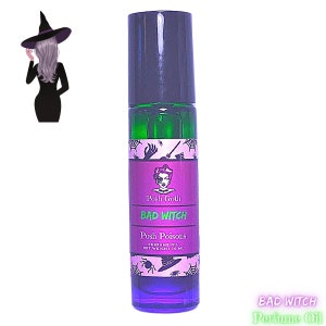 Bad Witch Pink Sugar Scented Gothic Perfume 10 mL roller-ball