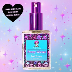 PRETTY WICKED Honey Chocolate Vanilla Scented Gothic Perfume Spray 1 oz