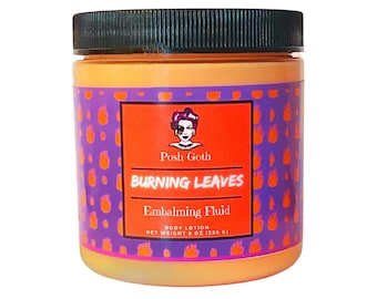 Burning Leaves Scented Body Lotion by Posh Goth