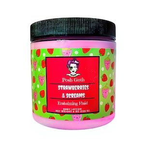 STRAWBERRIES & SCREAMS Erdbeer-Shortcake-Duft-Körperlotion