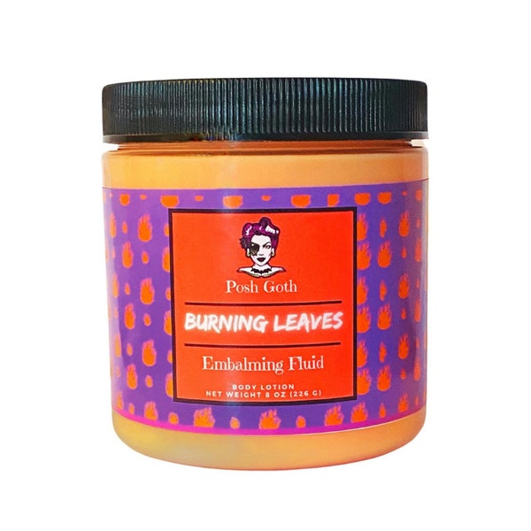 Burning Leaves Body Lotion | Witchy Autumn Skincare | Goth Beauty | Posh Goth