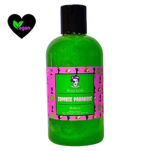 Zombie Paradise Body Wash: Coconut Cream & Key Lime, Vegan Goth Beauty