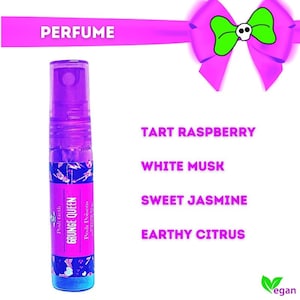 GRUNGE QUEEN Raspberry & White Musk Gothic Perfume 10 ml Roller
