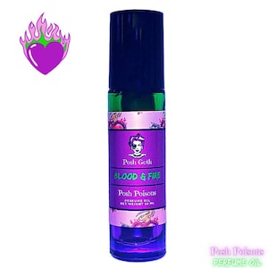 Blood and Fire Gothic Victorian Aromatherapy Perfume 10 ml roller ball