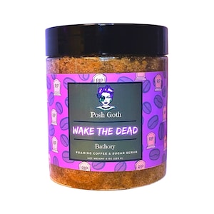 WAKE THE DEAD Foaming Coffee Scented Sugar Scrub