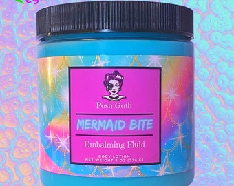 MERMAID BITE  Fruity Tropical Scented Body Lotion by Posh Goth