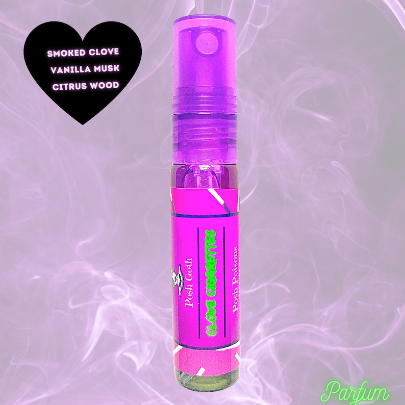 Clove Cigarettes Gothic Perfume 5 Ml Spray Sample Etsy