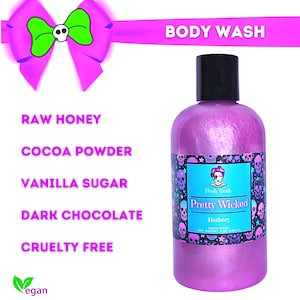 Gourmand Goth Body Wash: Chocolate, Honey & Vanilla - Vegan