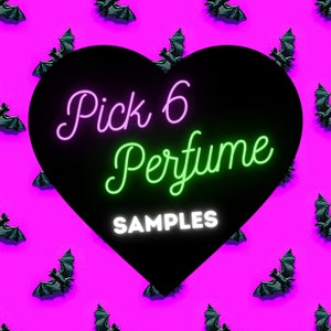 Posh Goth Pick 6 Perfume Discovery Set –  5 ml Collection Bundle