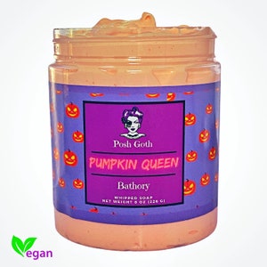 PUMPKIN QUEEN Bathory Whip™ Whipped Soap by Posh Goth 8 oz