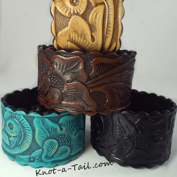 Leather bracelet, Western bracelet  fits-up to 8.25",  leather bracelet: turquoise / natural / brown / black color, Western Leather bracelet