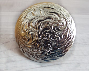 Ariz. brass Tombstone Scarf Slide // Wild Rag Slide: Gem Saloon