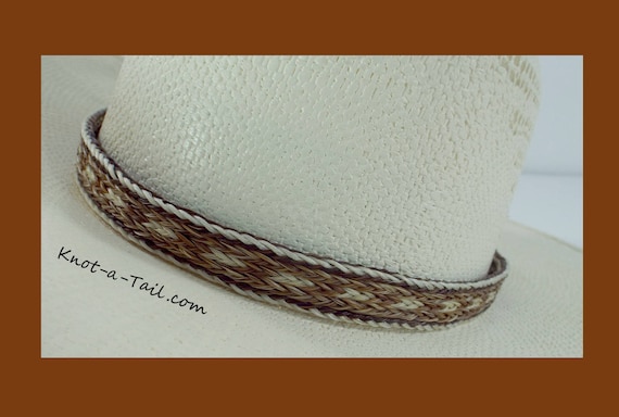 Troubadour Style Hat Band White