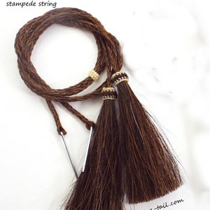 Cowboy hat stampede string, Cotter PIN STYLE,  11 COLORS  hand-braided, hat string, horsehair tassels, Cowboy hat stampede string, pin style